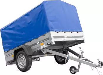 Unitrailer Garden Trailer 201 Kipp Anhänger mit Hochplane und Stützrad (4233)