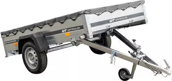 Unitrailer Garden Trailer 230 KIPP Anhänger 230x125cm, 750kg, Flachplane