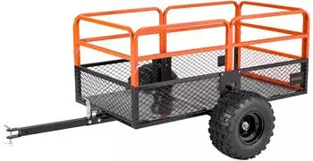 VEVOR ATV-UTV-Kippanhänger aus Stahl, 800,59kg, abnehmbare Rückwand