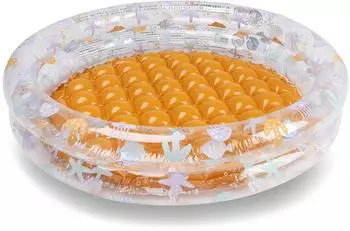 Swim Essentials Marine Magic Planschbecken, transparent, 100x15cm (2024SE1006)