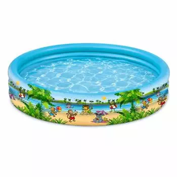 Happy People Summer Friends Kinderpool aufblasbar 3-Ring 122x23cm