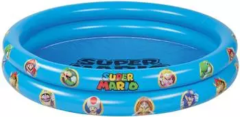 Happy People Super Mario 2-Ring-Pool 122x23cm, bedruckter Boden