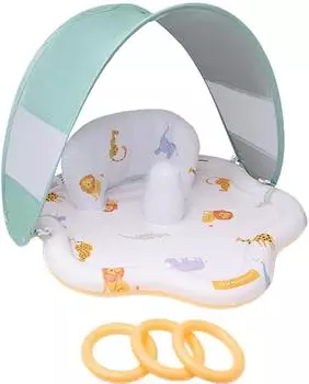 Swim Essentials Baby Planschmatte Wild Life, Ø 76cm, mehrfarbig (2025SE104)