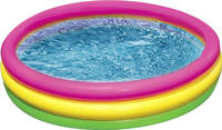 INTEX 57422NP - Planschbecken - Sunset Glow Baby Pool, 3-Ring (147x33cm) Babypool