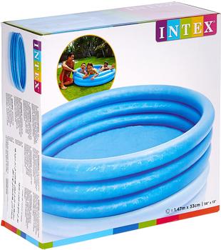 Intex Crystalblue 3-Ring Planschbecken 147 x 33 cm