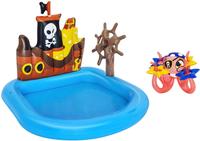 Bestway - Piratenschiff Wasserspielcenter Planschbecken Ships Ahoi