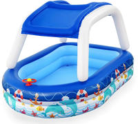 Bestway 54370, Bestway Family Pool mit Sonnenschirm Sea Captain (54370) Blau