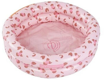 Swim Essentials Printed Baby Pool Old Pink Leopard 60 cm 2 rings (2020SE428)