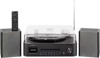 Reflexion HiFi-Tuner Schwarz, Braun DAB+, CD-Player, Bluetooth&reg; (HIF2082DAB)