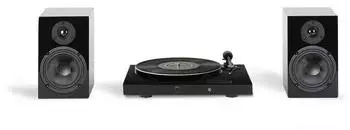 Pro-Ject Juke Box E1 + Speaker Box 5 E Hochglanz Schwarz