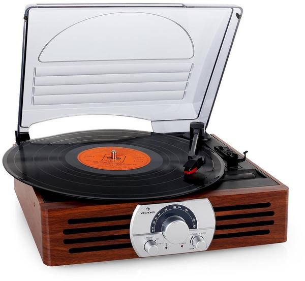 Auna TT-83N Art Deco Record Player Stereo System