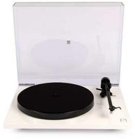 Rega Planar 1 Plus Plattenspieler mit Phono-Vorstufe und Carbon MM-System, matt wei&szlig;