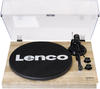 Lenco LBT-188 Pine, Lenco LBT-188 Audio-Plattenspieler mit Riemenantrieb Beige