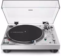 Audio-Technica AT-LP120XUSB Audio-Plattenspieler mit Riemenantrieb Silber