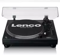 Lenco L-3818BK, Lenco L-3818BK - Direct drive Record Player with USB/PC...