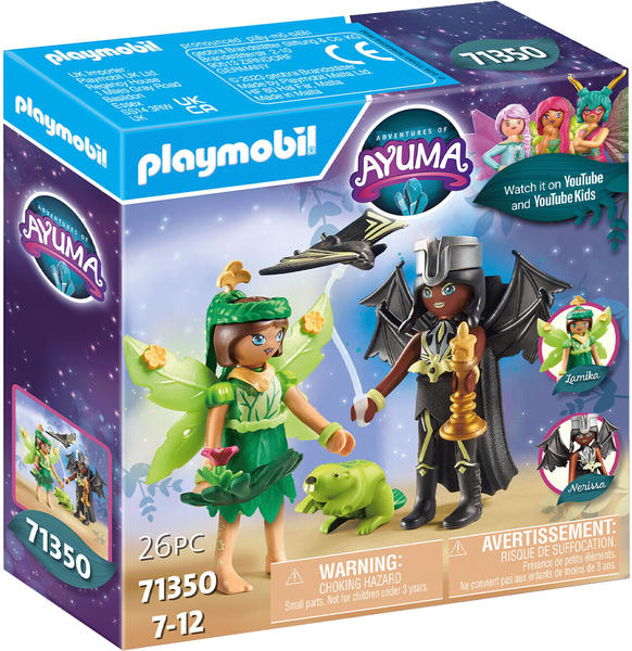 Playmobil Ayuma - Forest Fairy & Bat Fairy mit Seelentieren (71350)