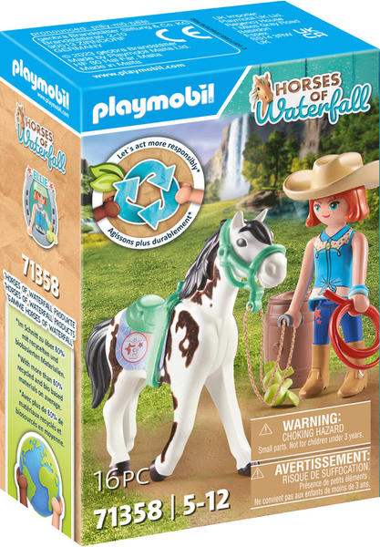 Playmobil Horses of Waterfall - Ellie & Sawdust mit Westernübung (71358)