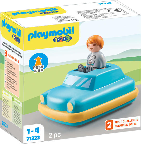 Playmobil 1.2.3 - Push & Go Car (71323)