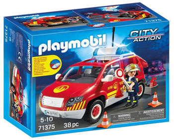 Playmobil City Action - Brandmeisterfahrzeug mit Licht und Sound (71375)
