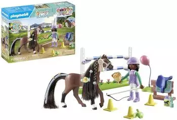 Playmobil Horses of Waterfall - Zoe & Blaze mit Turnierparcours (71355)