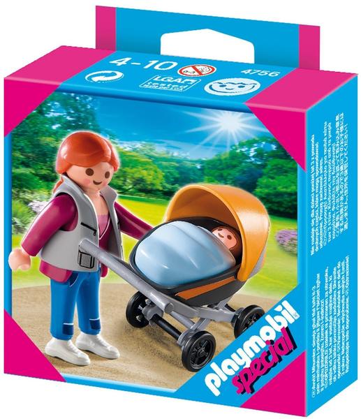 Playmobil Mama mit Kinderwagen (4756)