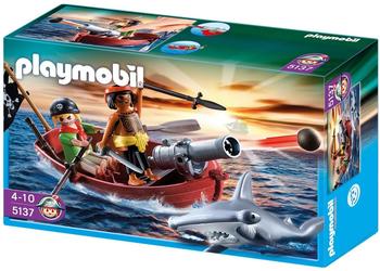 Playmobil Piraten-Ruderboot mit Hammerhai (5137)