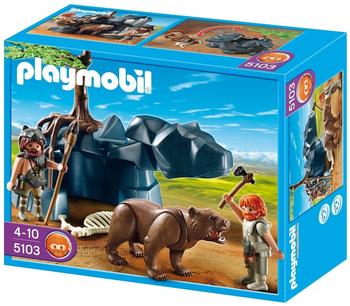 Playmobil Höhlenbär mit Höhlenmenschen (5103)