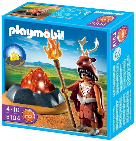Playmobil Feuerhüter mit LED-Feuerfels (5104)