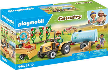 Playmobil Country Traktor mit Anhänger und Wassertank (71442)
