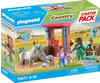 Playmobil® Konstruktions-Spielset »Tierarzteinsatz bei den Eseln (71471),