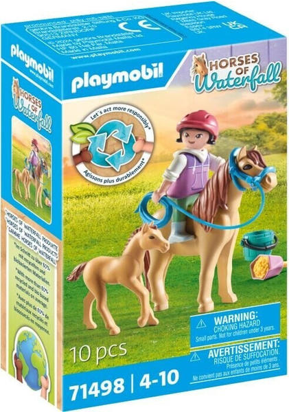 Playmobil Horses of Waterfall Kind mit Pony und Fohlen (71498)