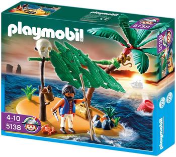 Playmobil Schiffbrüchiger auf Palmeninsel (5138)