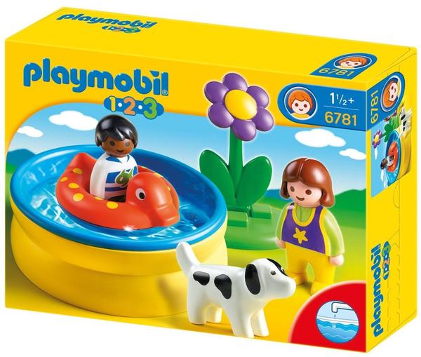 Playmobil 1.2.3. Kinder mit Planschbecken (6781)