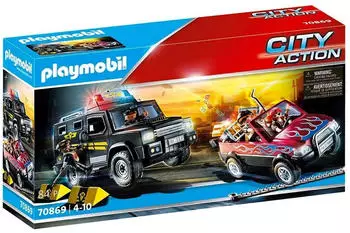 Playmobil City Action - Polizei Verfolgung der Bankr&auml;uber (70869)