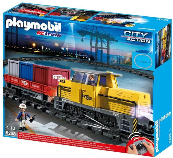 Playmobil Neuer RC-Güterzug mit Licht und Sound (5258)