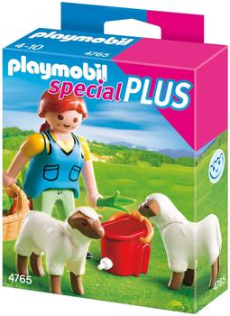 Playmobil Special Plus Bäuerin bei Schäfchen-Fütterung (4765)