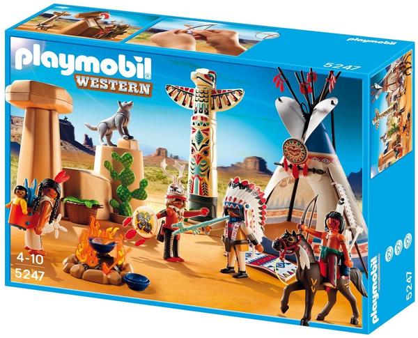 Playmobil Indianercamp mit Totempfahl (5247)