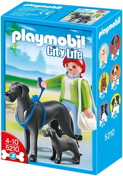 Playmobil Hunde Dogge mit Welpe (5210)