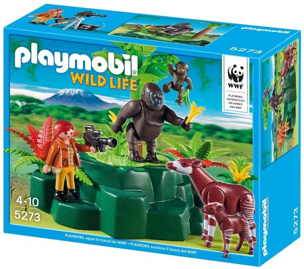 Playmobil Wild Life - WWF-Zoologin bei Okapis und Gorillas (5273)