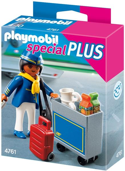 Playmobil Special Plus Flugbegleiterin mit Servicewagen (4761)
