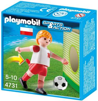 Playmobil Fu&szlig;ball-Freizeit Fu&szlig;ballspieler Polen (4731)