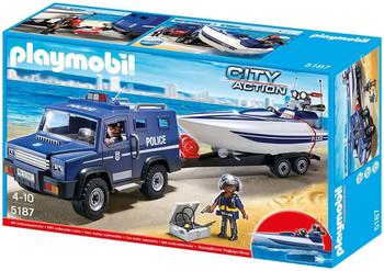 Playmobil City Action - Polizei-Truck mit Speedboot (5187)