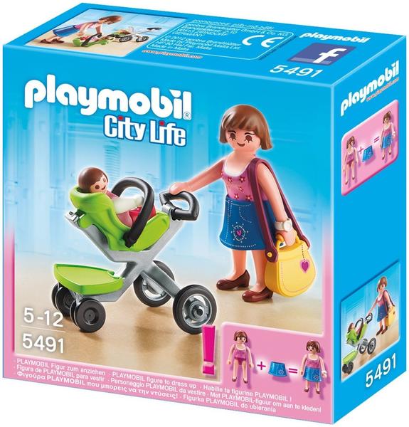 Playmobil City Life - Mama mit Kinderwagen (5491)
