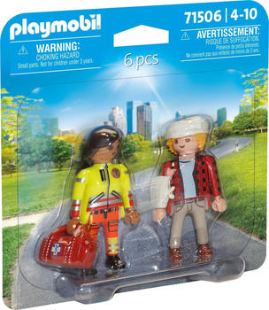 Playmobil My Life - Sanitäterin mit Patient (71506)