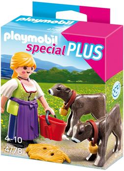 Playmobil Special Plus - Bäuerin mit Kälbchen (4778)