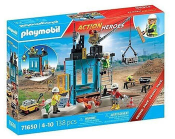 Playmobil Action Heroes - Baustelle (71650)
