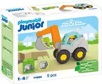 Playmobil Konstruktions-Spielset "Schaufelbagger (71684), JUNIOR" Made in Europe