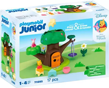 Playmobil JUNIOR & Disney - Winnie Puuhs & Ferkels Baumhaus (71693)