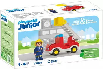 Playmobil JUNIOR - Feuerwehrleiterfahrzeug (71683) Playmobil JUNIOR - Feuerwehrleiterfahrzeug (71683)