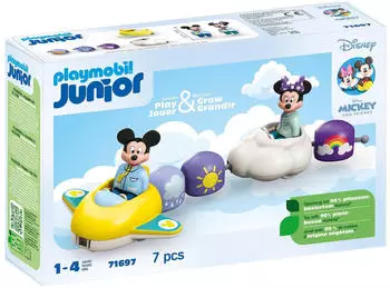 Playmobil JUNIOR & Disney - Micky Maus' & Minnie Maus' Wolkenflug (71697)